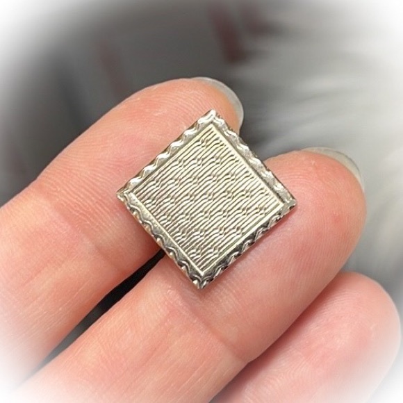 💕Beautiful Silvertone Vintage Cufflinks💕 - Picture 3 of 6